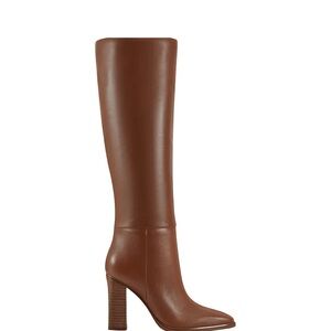 Marc Fisher Lannie Brown Heeled Boots